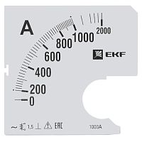 Шкала сменная для A961 1000/5А-1,5 PROxima | код  s-a961-1000 | EKF